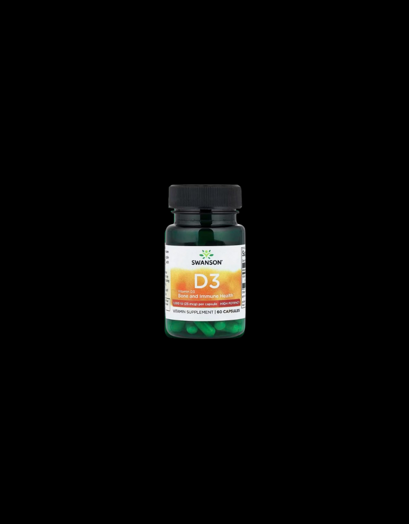 SWANSON - Vitamine D3 1000ui - 60 caps