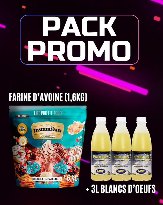 Pack Promo Farine d'avoine & Blanc d'œuf