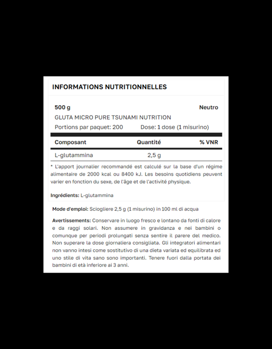 GLUTA Micro Pure - 500 g