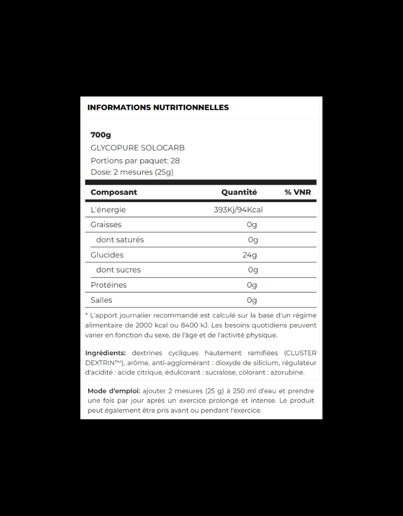 Glycopure solocarb