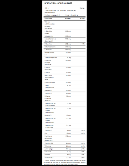 Thunder Storm Pure Professional - 540 g
