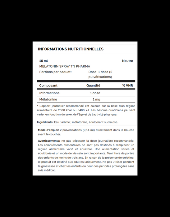 Melatonine Spray - 10 ml