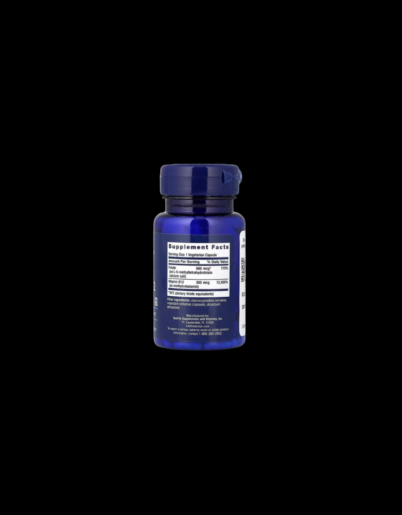 Life Extension, Vitamine B12 & Folate